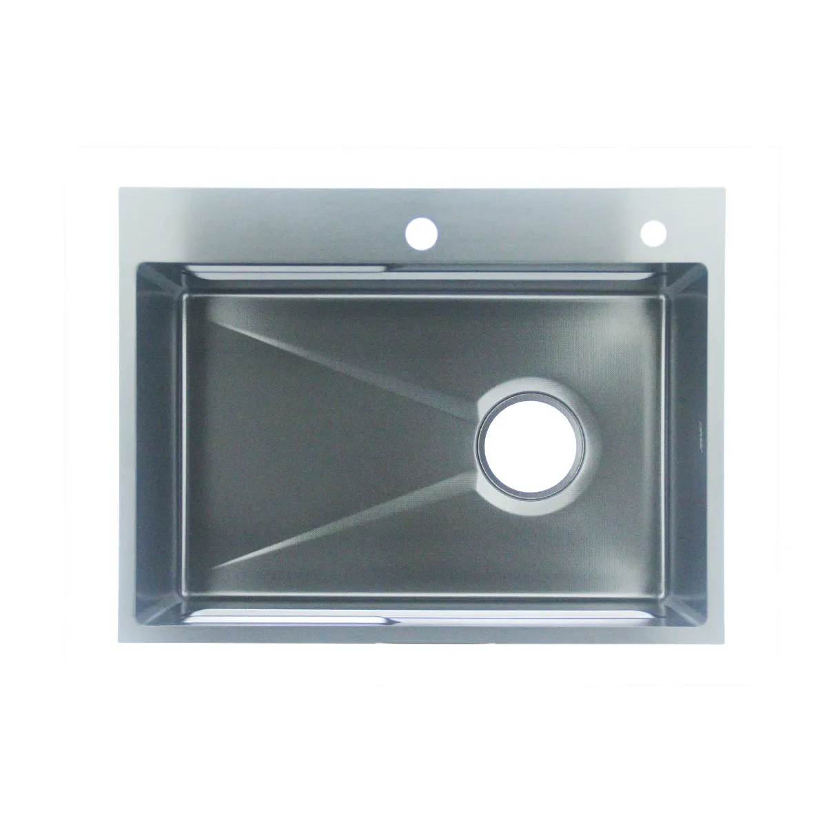 Fidelis FSD-34033NL-BK Embossed Stainless Steel Sink - view 2